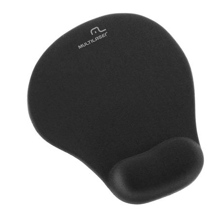 MOUSE PAD GEL NAC. PEQUENO PRETO AC021 MULTILASER