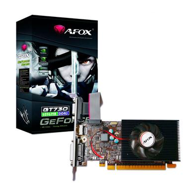 PLACA DE VIDEO 4GB GT730/DDR3/4096MB/AFOX/GEFORCE