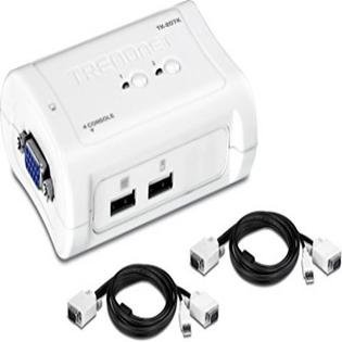 CHAVEADOR TN-TK207K KVM USB 2 PORTAS C/ CABOS TRENDNET