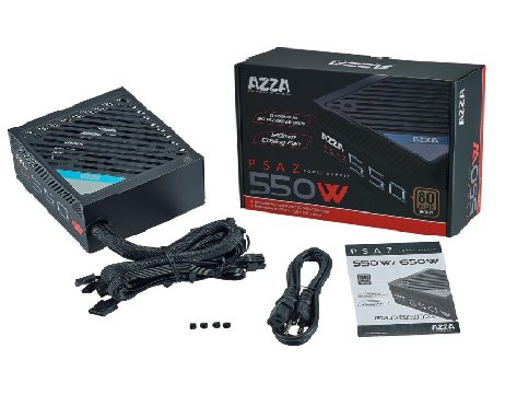 FONTE+ATX+550W+PSAZ-550WG+ENT.+110-240V+AZZA