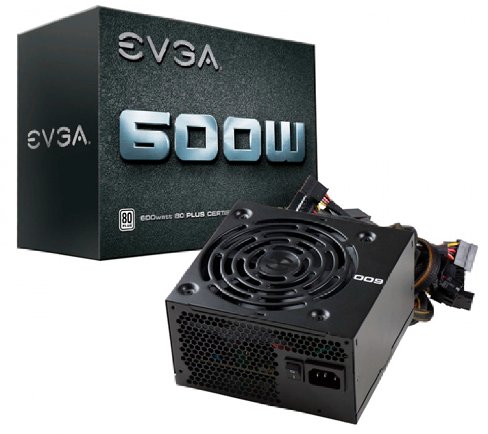 FONTE+ATX+600W+EVP-100-W1-0600-K1+ENT.+110-240V+EVGA