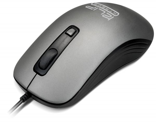 MOUSE COM FIO USB 1600DPI CINZA KMO-111 KLIPX