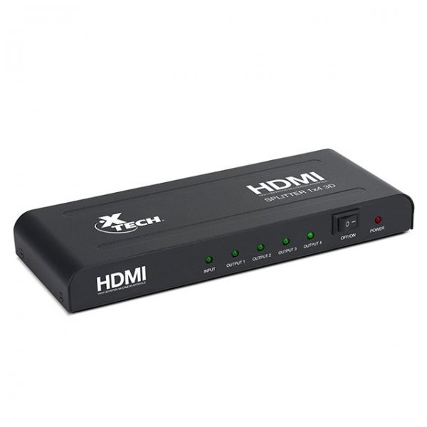 MULTIPLICADOR DE VIDEO PARA 4 TELAS XTECH XHA-410