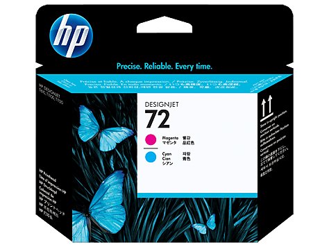CABEÇA DE IMPRESSÃO C9383A HP 72 - MAGENTA E CIANO