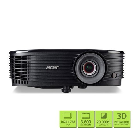 PROJETOR+ACER+X1123H+NACIONAL+3600+LUMES