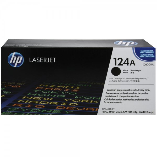 TONER Q6000A Nº 124 PRETO HP