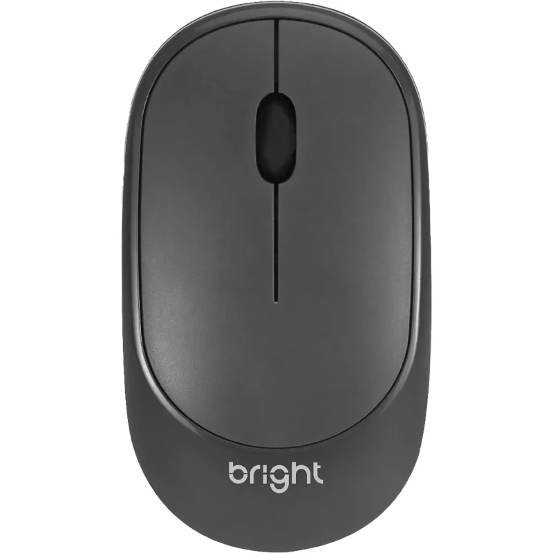 MOUSE SEM FIO CINZA 2.4 GHZ BRIGHT MS003