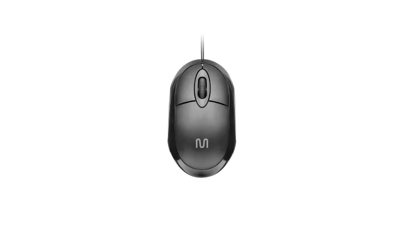 MOUSE COM FIO BOX CLASSIC NAC. USB PRETO MO300 MULTILASER