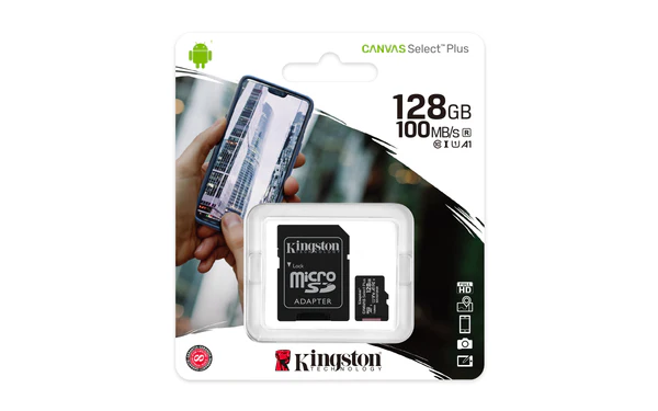 CART DE MEM 128GB NAC. ADAPTADOR+SD SDXC/128GB KINGSTON