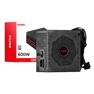 FONTE+ATX+600W+ELEC600W+BIV+AUTOM%C3%81TICA+PCYES