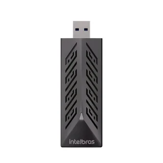 ADAPTADOR+USB+WIRELESS+A1800X+WIFI6+DUAL+BAND+INTELBRAS+0035
