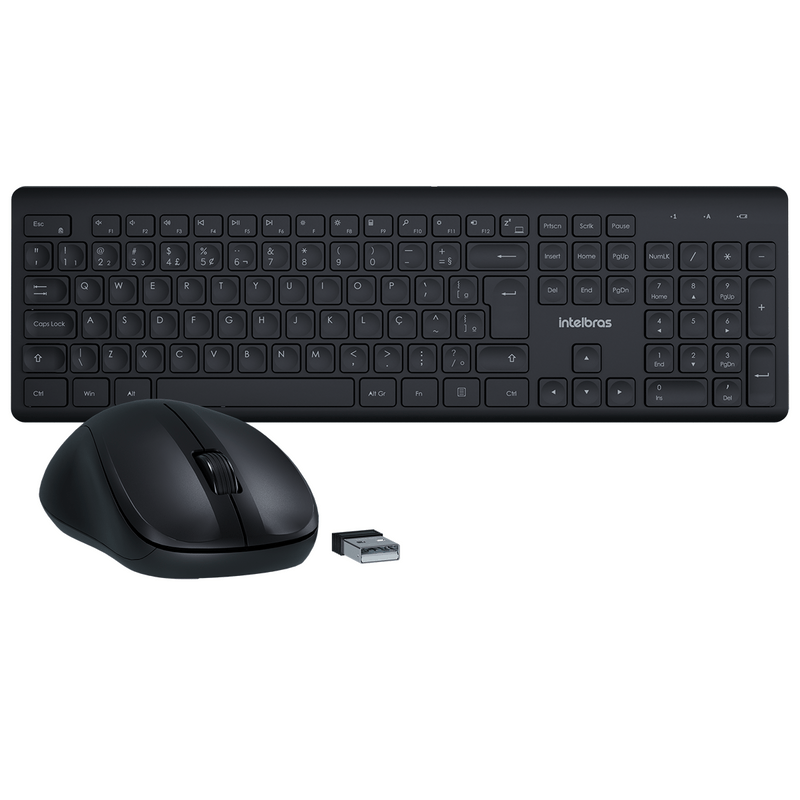 COMBO TECLADO E MOUSE SEM FIO CSI50 PRETO INTELBRAS 4200