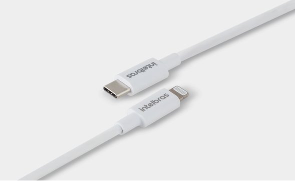 CABO USB-C LIGHTNING 1,2M EUCL 12PB BRANCO INTELBRAS