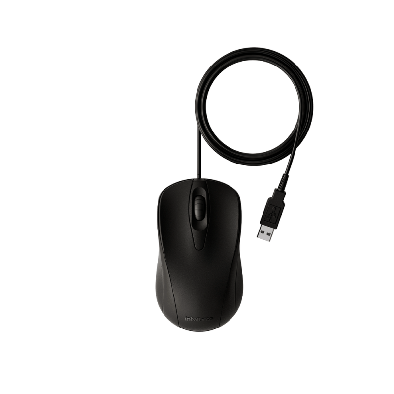 MOUSE COM FIO NAC. PRETO MCI10 INTELBRAS