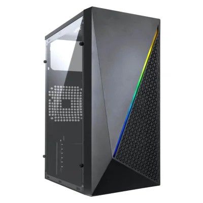 GABINETE GAMER MURK LATERAL ACRILICO PRETO VINIK