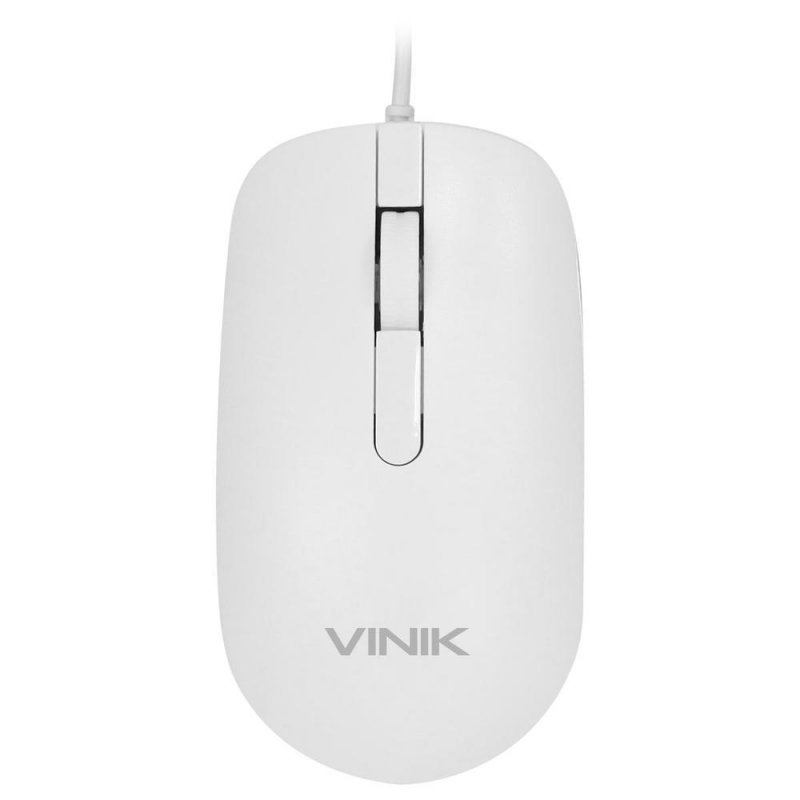 MOUSE USB DYNAMIC SLIM BRANCO 1600DPI VINIK 