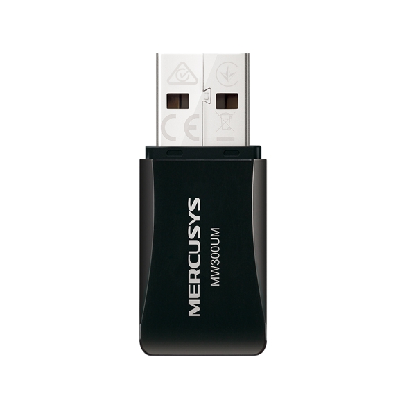ADAPTADOR MERCUSYS USB 2.0 MW300UM N300 MINI