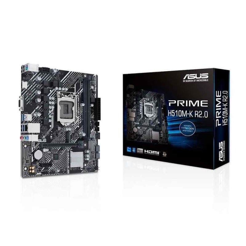 PLACA MÃE H510M K R2.0 LGA 1200/2XDDR4/HDMI/10/11TH/ASUS