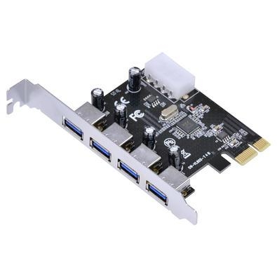 PLACA USB COM 4 USB 3.0 PCI EXPRESS PCI-E-XI PU30-4 VINIK