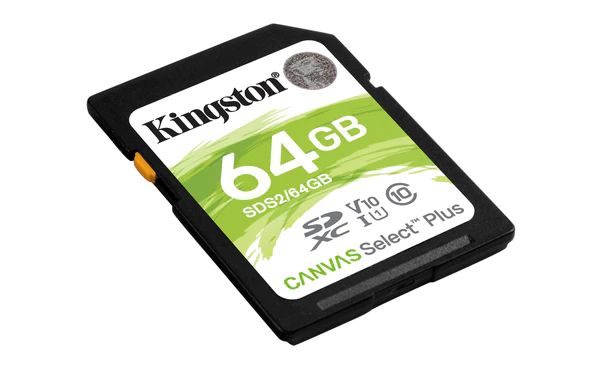 CART DE MEM 64GB SDS2/64GB NAC. 100MB/S KINGSTON