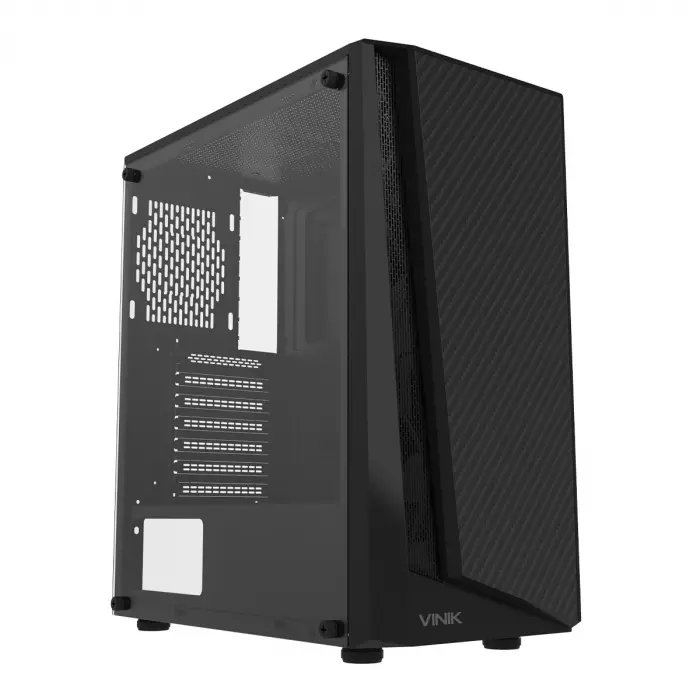 GABINETE GAMER INDUX PRETO LATERAL VIDRO VINIK 192846