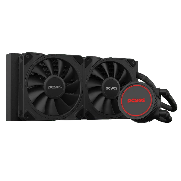 WATER COOLER PCYES SANGUE FRIO 3 BLACK VULCAN 240MM TDP250W
