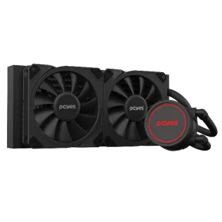 WATER+COOLER+PCYES+SANGUE+FRIO+3+BLACK+VULCAN+240MM+TDP250W