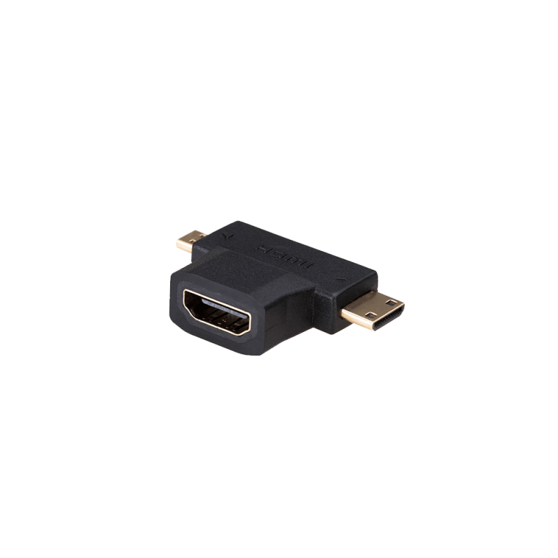 ADAPTADOR COVERSOR HDMI P/ MINI E MICRO HDMI LETRON 3494