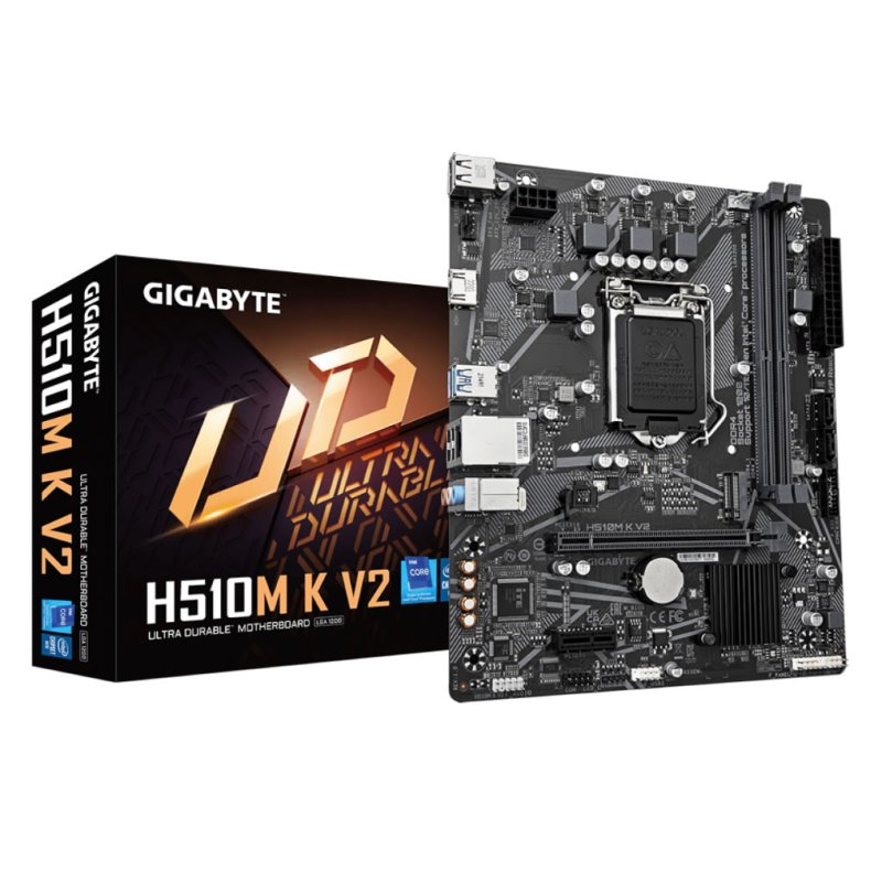 PLACA MÃE H510M K V2 LGA 1200/2XDDR4/HDMI/10/11TH/GIGABYTE