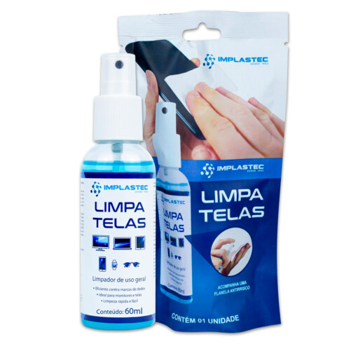 CLEAN BLISTER LIMPA TELA 60ML IMPLASTEC 0431