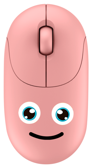 MOUSE+EMOJI+KIDS+PINK+WIRELESS+2.4+GHZ+BRIGHT+KMS001