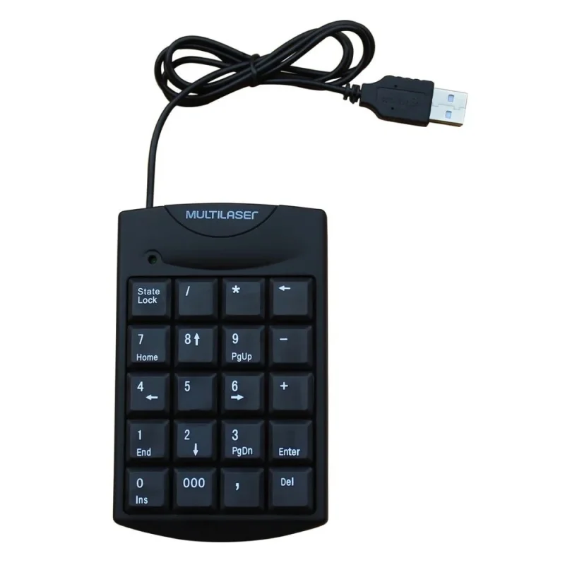 TECLADO NUMERICO C/ FIO USB NAC. PRETO TC229 MULTILASER